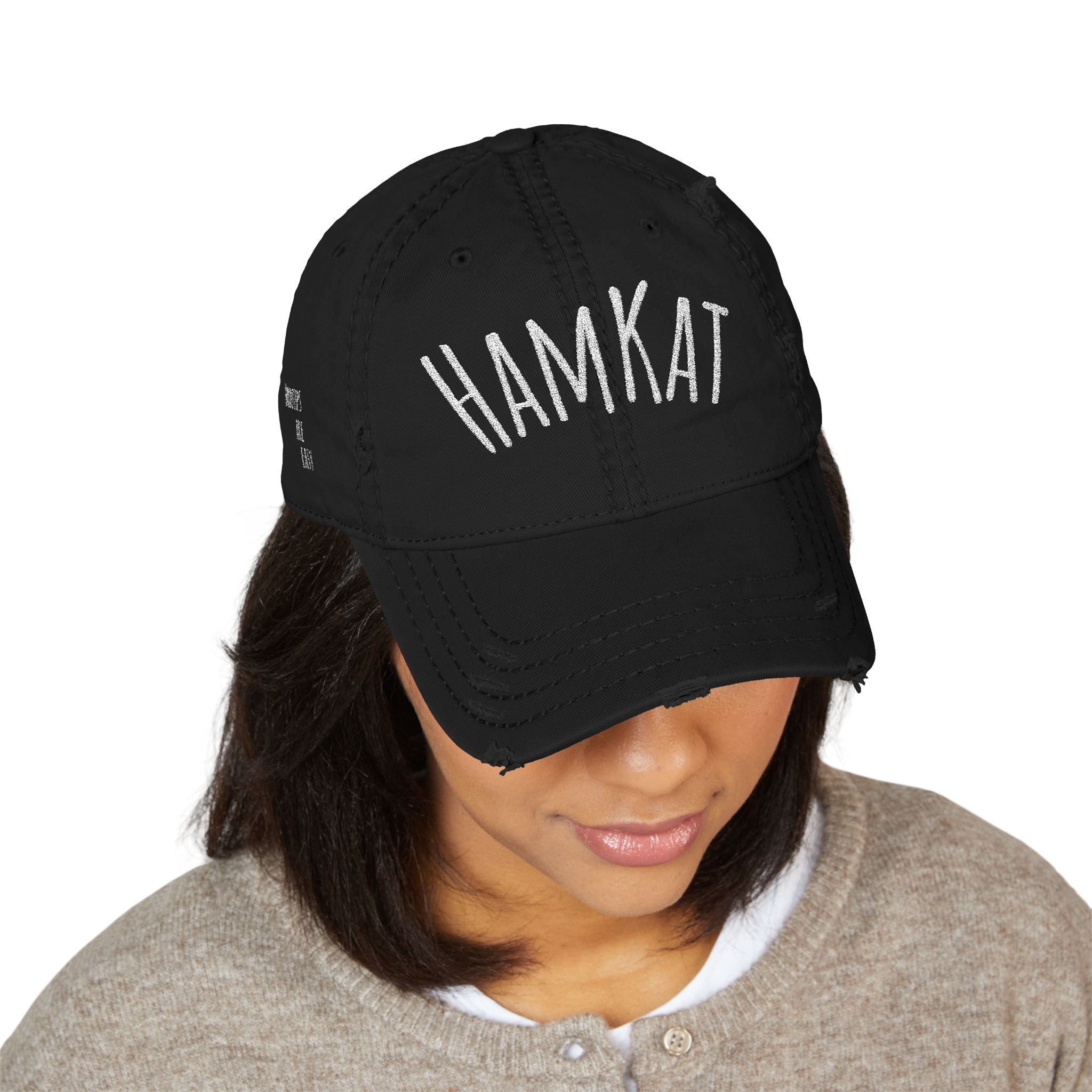 Distressed HamKat Hat (Embroidery)