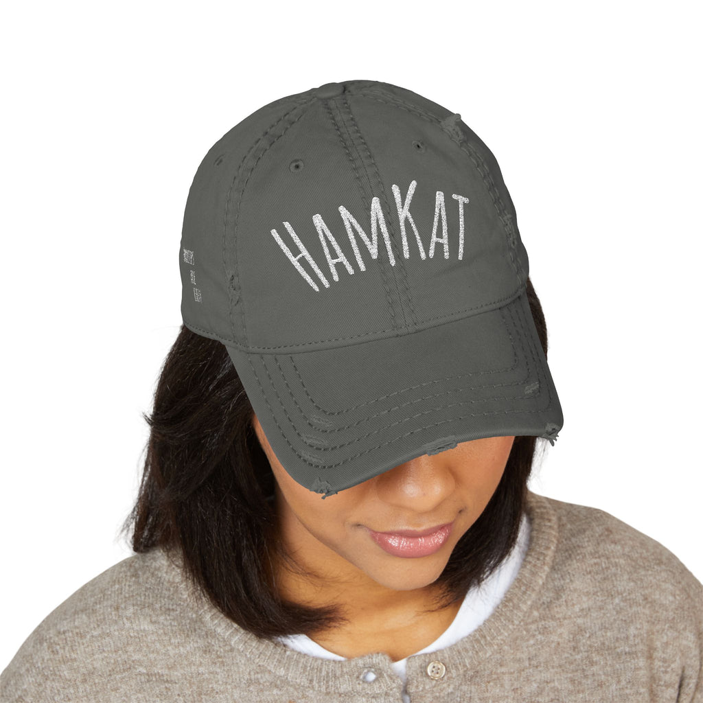 Distressed HamKat Hat (Embroidery)